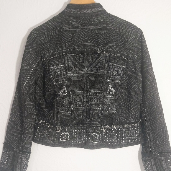 Casual Studio Embroidered Cotton Jacket Size S - Picture 5 of 9